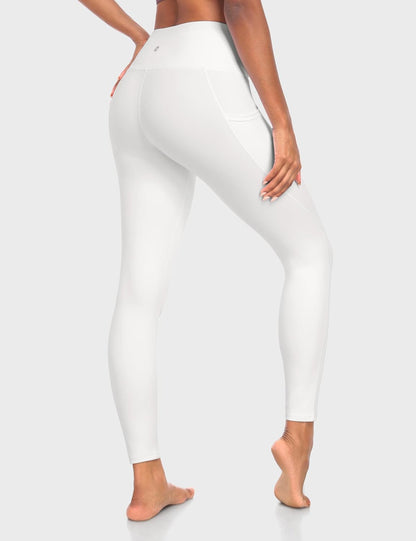 Leggings with Pockets for Women Tummy Control High Waisted Yoga Pants Women Compression Workout Leggings