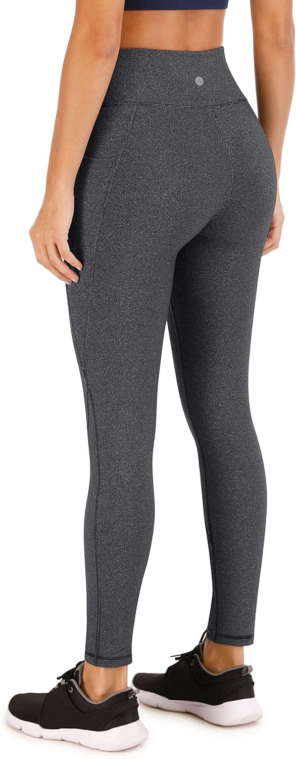 Leggings with Pockets for Women Tummy Control High Waisted Yoga Pants Women Compression Workout Leggings