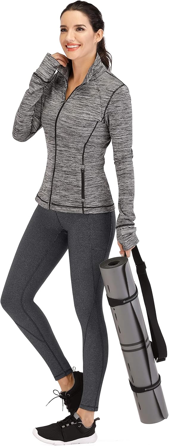 Leggings with Pockets for Women Tummy Control High Waisted Yoga Pants Women Compression Workout Leggings