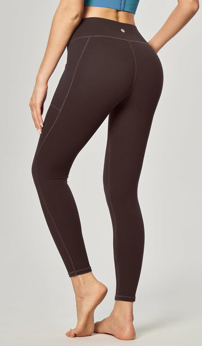 Leggings with Pockets for Women Tummy Control High Waisted Yoga Pants Women Compression Workout Leggings