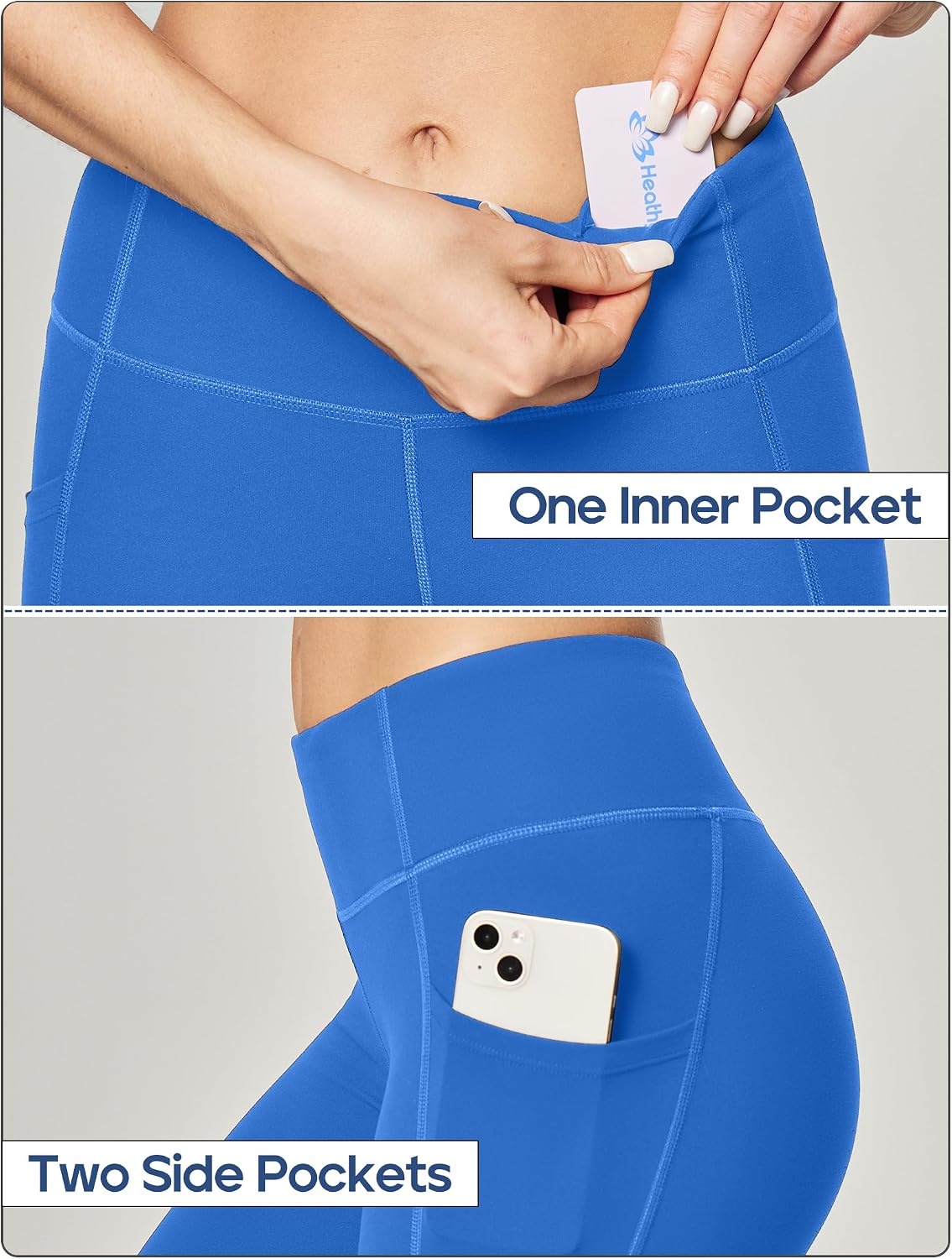 Leggings with Pockets for Women Tummy Control High Waisted Yoga Pants Women Compression Workout Leggings