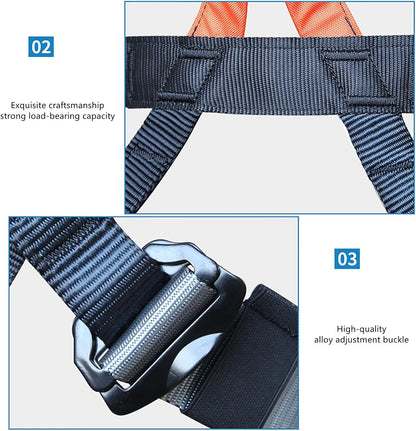 Bungee Fitness Harness with Soft Pad, Heavy Duty Sling Bungee Workout Dance Jumping Safety Waist Belt for Home Gym