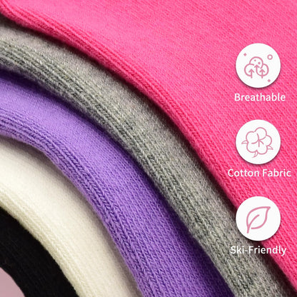 Yoga Grips Non Slip Socks 3 Pairs Pilates Anti Skid Grippers Grippy Ballet Barre Socks for Women