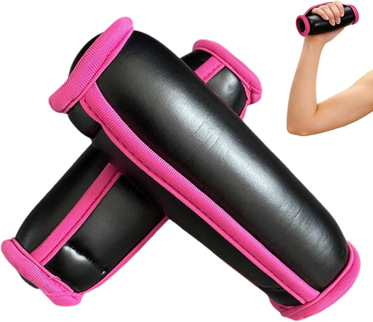 Hand Weights With Straps 1Lb Soft Exercise Fitness Walking Dumbbells | Aerobics Weight for Indoor Outdoor Home Gym Running Aerobics Adults Women