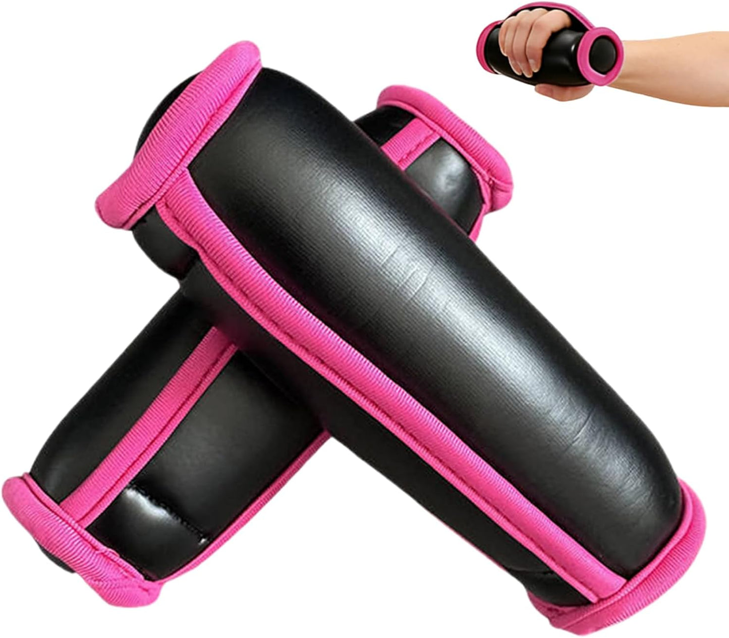 Hand Weights With Straps 1Lb Soft Exercise Fitness Walking Dumbbells | Aerobics Weight for Indoor Outdoor Home Gym Running Aerobics Adults Women