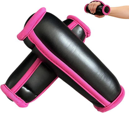 Hand Weights With Straps 1Lb Soft Exercise Fitness Walking Dumbbells | Aerobics Weight for Indoor Outdoor Home Gym Running Aerobics Adults Women