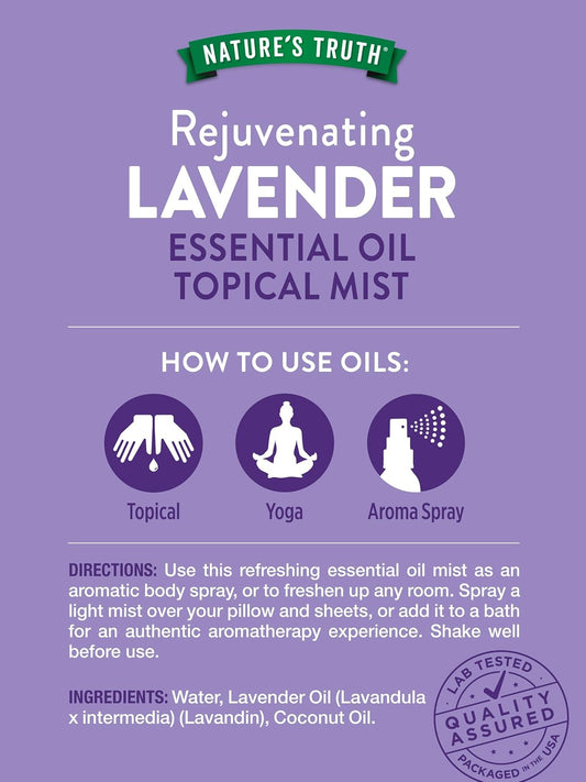 Lavender Essential Oil Spray | 2.4 fl oz