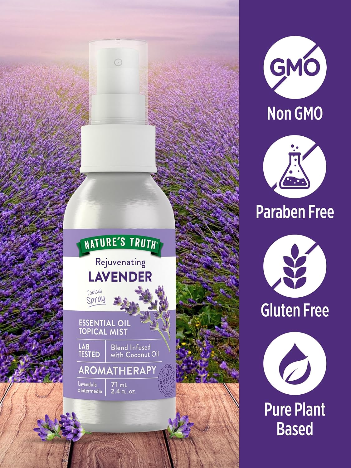 Lavender Essential Oil Spray | 2.4 fl oz