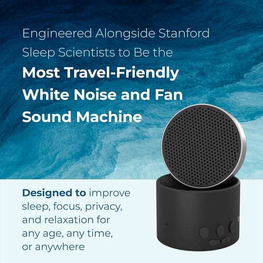LectroFan Micro 2 White Noise Machine, Black