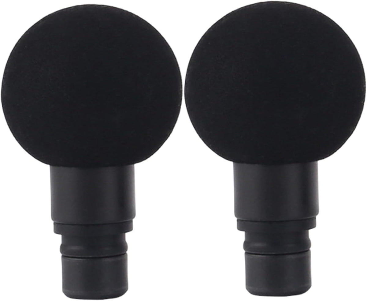 Massage Gun Attachments - 2PCS Round Plastic Replacement Heads, for Muscle Relaxing