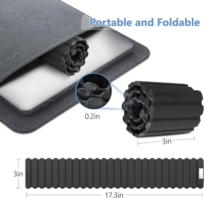Wrist and Ankle Weights for Women & Men 2 Pack (1lb Each), Adjustable Silicone Wearable Arm & Leg Weights for Pilates, Gym, Yoga, Cardio, Strength Training