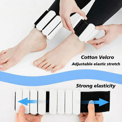 Wrist and Ankle Weights for Women & Men 2 Pack (1lb Each), Adjustable Silicone Wearable Arm & Leg Weights for Pilates, Gym, Yoga, Cardio, Strength Training