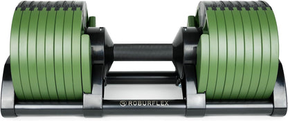 Adjustable Dumbbell (Single) 5-40/80lb, 5lb Increments, for Home Gym Fitness - Upto 20 weight settings
