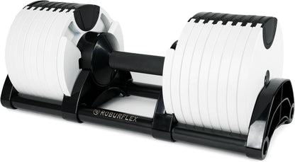 Adjustable Dumbbell (Single) 5-40/80lb, 5lb Increments, for Home Gym Fitness - Upto 20 weight settings
