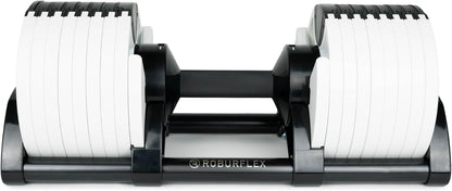 Adjustable Dumbbell (Single) 5-40/80lb, 5lb Increments, for Home Gym Fitness - Upto 20 weight settings