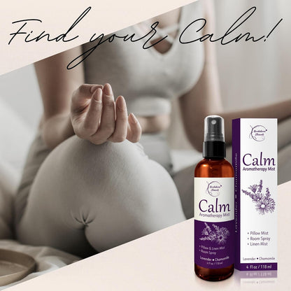 Calm Aromatherapy Mist | Lavender Pillow Spray 4oz