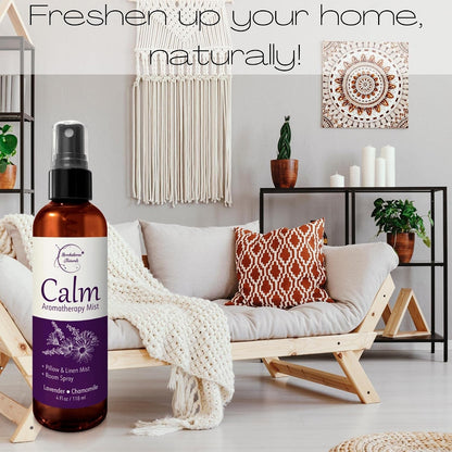 Calm Aromatherapy Mist | Lavender Pillow Spray 4oz