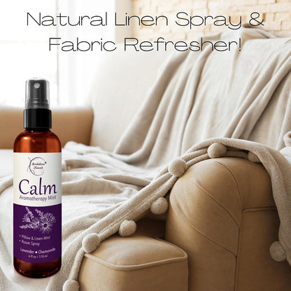 Calm Aromatherapy Mist | Lavender Pillow Spray 4oz