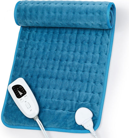 Heating Pad,Electric Heating Pads,Heating Pad for Back,Silvergray,24x12In