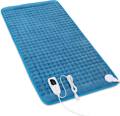 Heating Pad,Electric Heating Pads,Heating Pad for Back,Silvergray,24x12In