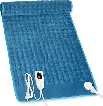 Heating Pad,Electric Heating Pads,Heating Pad for Back,Silvergray,24x12In