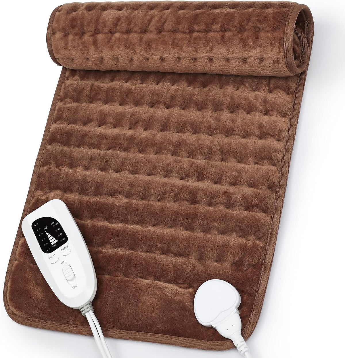 Heating Pad,Electric Heating Pads,Heating Pad for Back,Silvergray,24x12In