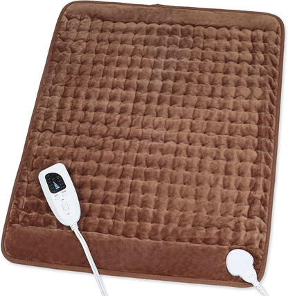 Heating Pad,Electric Heating Pads,Heating Pad for Back,Silvergray,24x12In