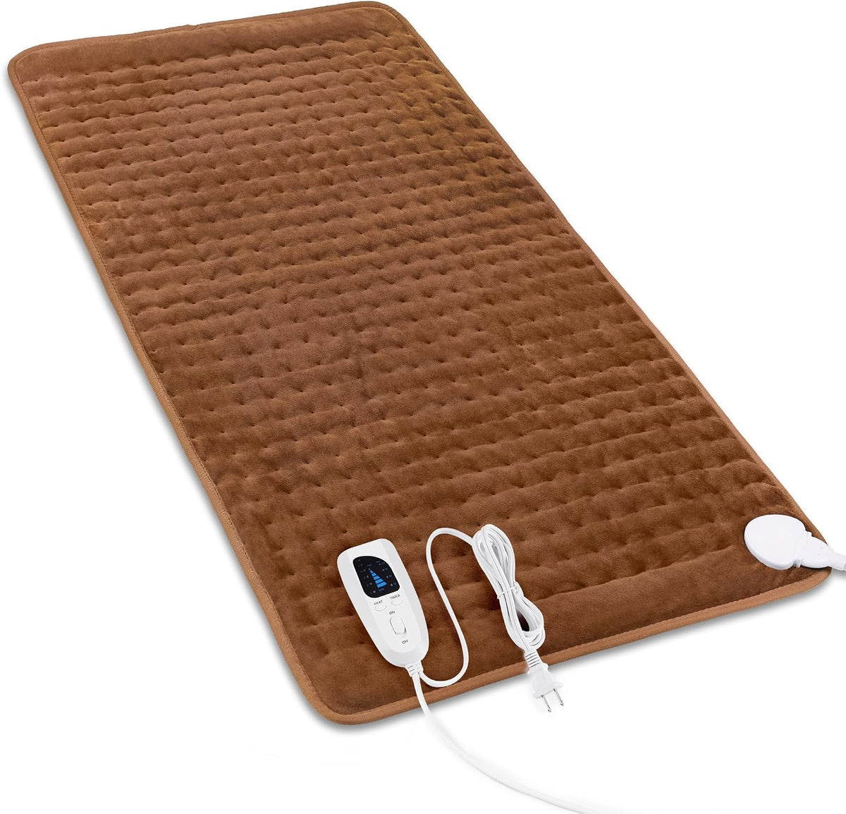 Heating Pad,Electric Heating Pads,Heating Pad for Back,Silvergray,24x12In