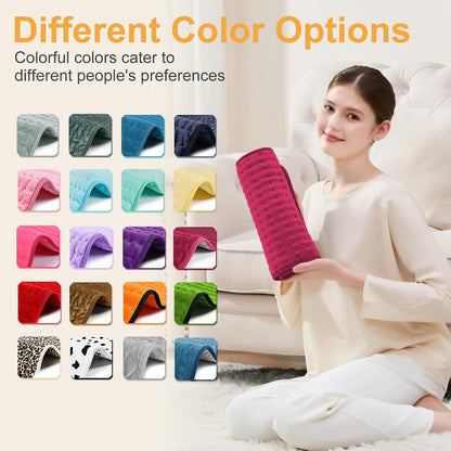 Heating Pad,Electric Heating Pads,Heating Pad for Back,Silvergray,24x12In