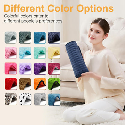 Heating Pad,Electric Heating Pads,Heating Pad for Back,Silvergray,24x12In