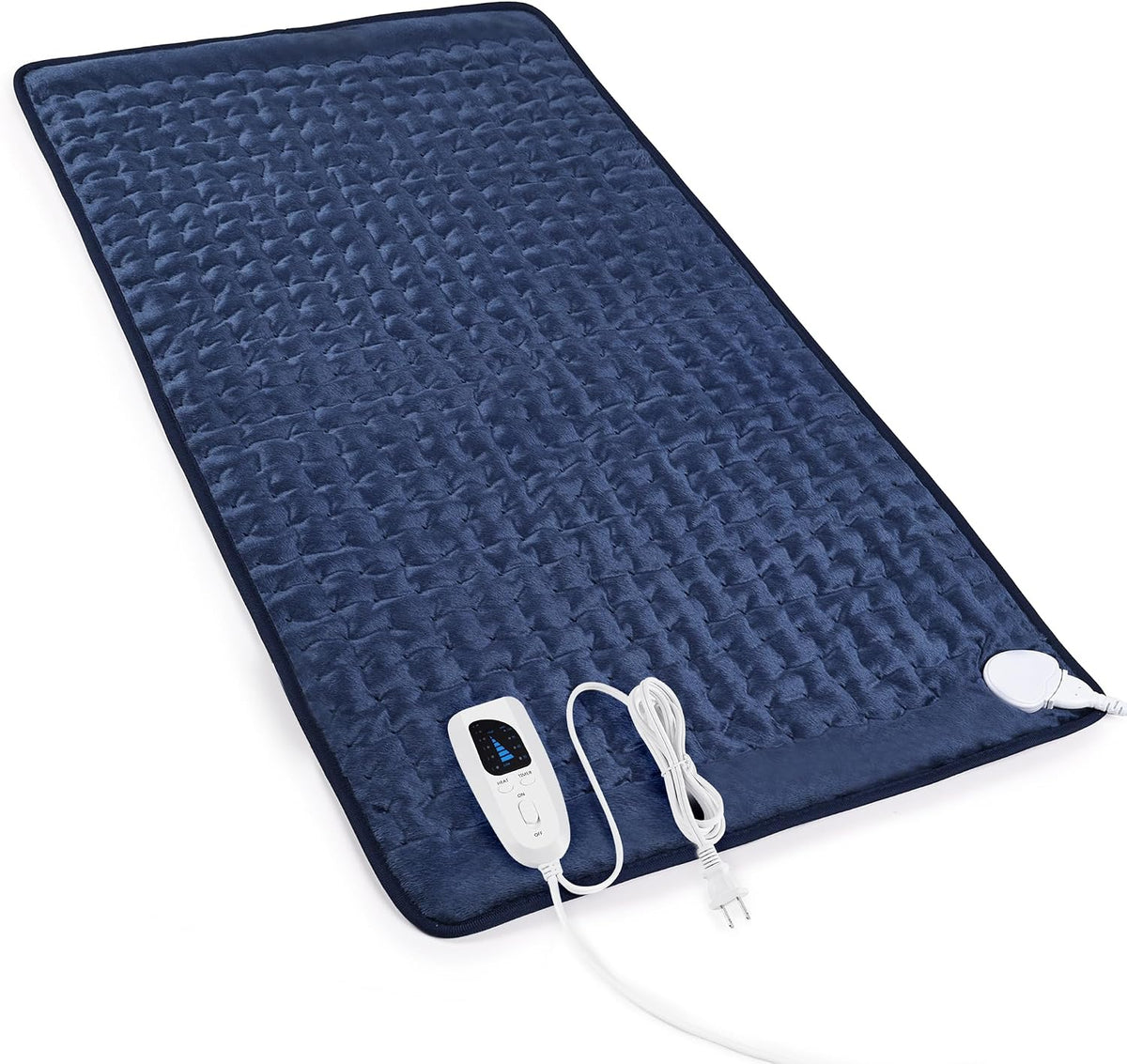Heating Pad,Electric Heating Pads,Heating Pad for Back,Silvergray,24x12In