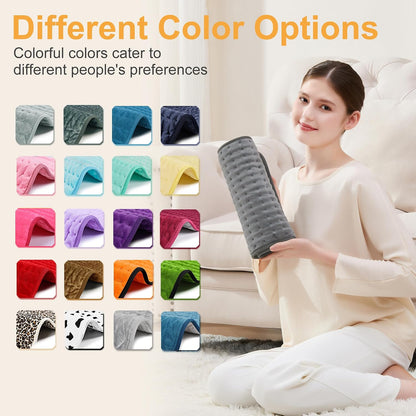 Heating Pad,Electric Heating Pads,Heating Pad for Back,Silvergray,24x12In