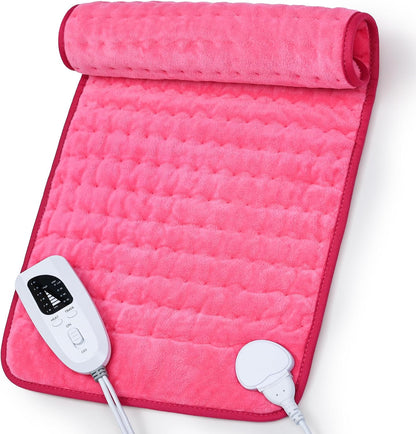 Heating Pad,Electric Heating Pads,Heating Pad for Back,Silvergray,24x12In