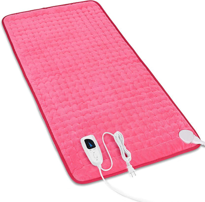Heating Pad,Electric Heating Pads,Heating Pad for Back,Silvergray,24x12In