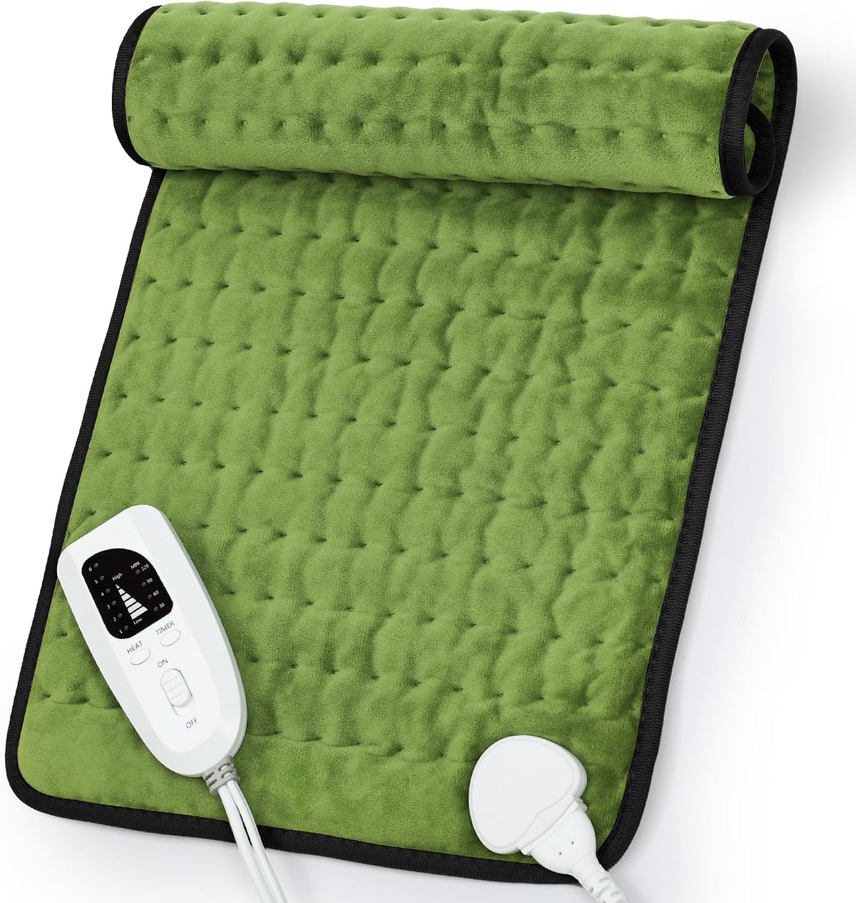 Heating Pad,Electric Heating Pads,Heating Pad for Back,Silvergray,24x12In