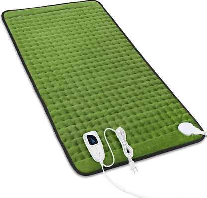 Heating Pad,Electric Heating Pads,Heating Pad for Back,Silvergray,24x12In