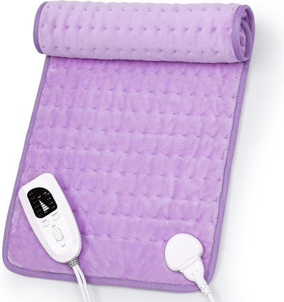 Heating Pad,Electric Heating Pads,Heating Pad for Back,Silvergray,24x12In