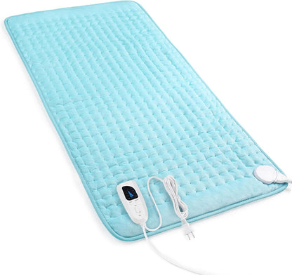 Heating Pad,Electric Heating Pads,Heating Pad for Back,Silvergray,24x12In