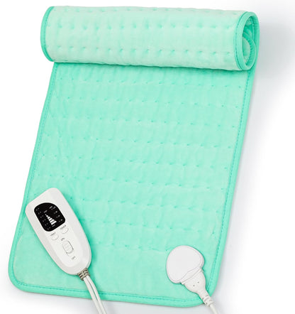 Heating Pad,Electric Heating Pads,Heating Pad for Back,Silvergray,24x12In