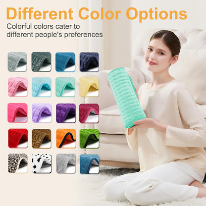 Heating Pad,Electric Heating Pads,Heating Pad for Back,Silvergray,24x12In