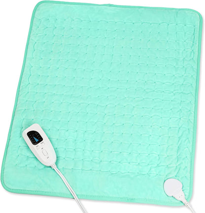 Heating Pad,Electric Heating Pads,Heating Pad for Back,Silvergray,24x12In