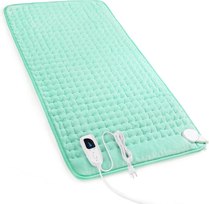 Heating Pad,Electric Heating Pads,Heating Pad for Back,Silvergray,24x12In