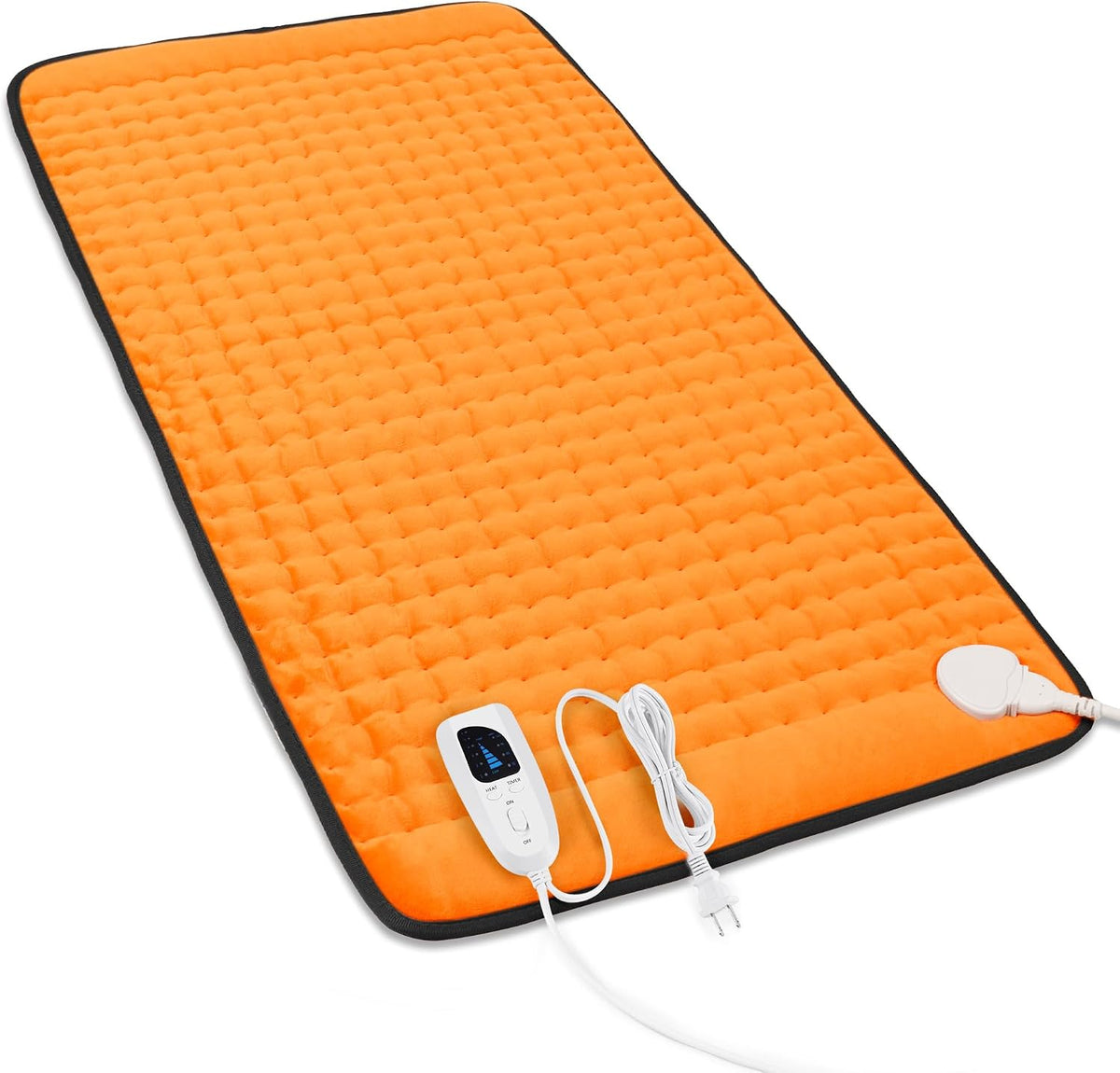 Heating Pad,Electric Heating Pads,Heating Pad for Back,Silvergray,24x12In