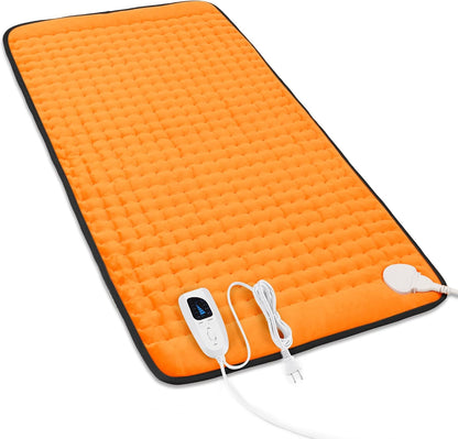 Heating Pad,Electric Heating Pads,Heating Pad for Back,Silvergray,24x12In