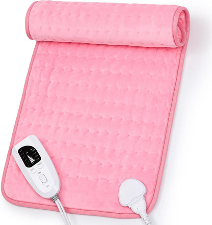 Heating Pad,Electric Heating Pads,Heating Pad for Back,Silvergray,24x12In