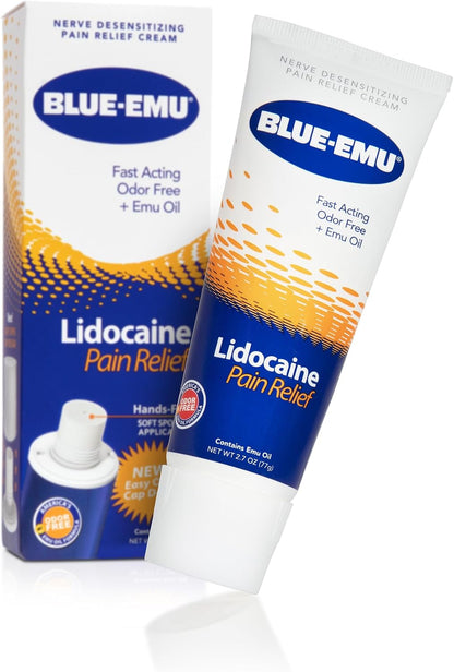 Lidocaine Pain Relief Cream for Numbing Relief, 2.7 oz, 1 Pack