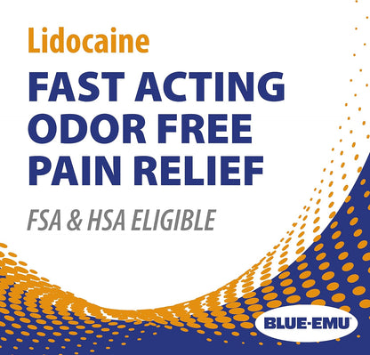 Lidocaine Pain Relief Cream for Numbing Relief, 2.7 oz, 1 Pack