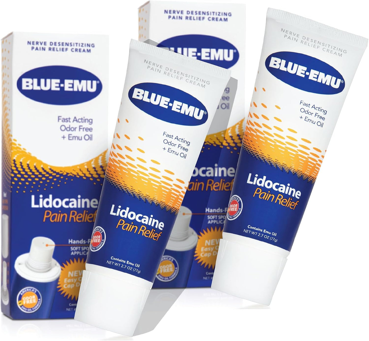 Lidocaine Pain Relief Cream for Numbing Relief, 2.7 oz, 1 Pack
