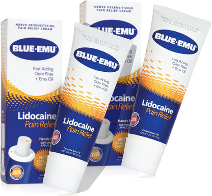 Lidocaine Pain Relief Cream for Numbing Relief, 2.7 oz, 1 Pack