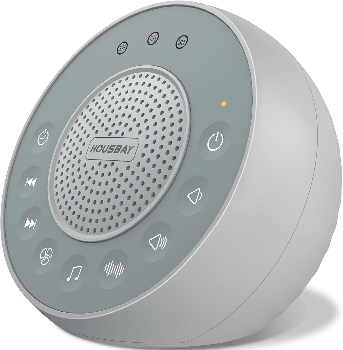 White Noise Machine with 31 Soothing Sounds, 5W Loud Stereo Sound, Auto-Off Timer, Adjustable Volume, Sleep Sound Machine for Baby, Kid, Adult -Wood Grain